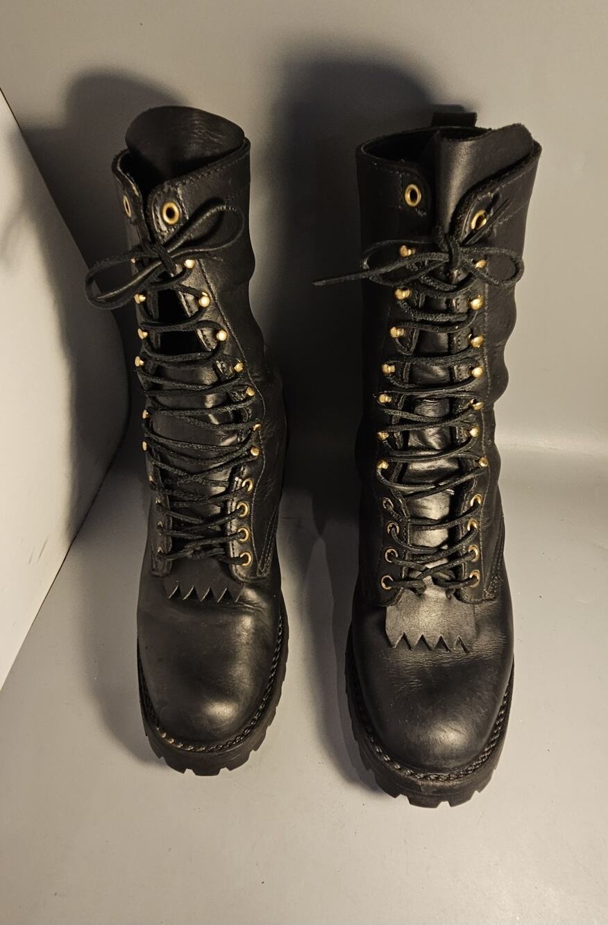 White's Hathorn Explorer 10" Wildland Fire Logger Boots 12C USA Vibram Rugged